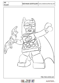 lego-batman boyama sayfaları